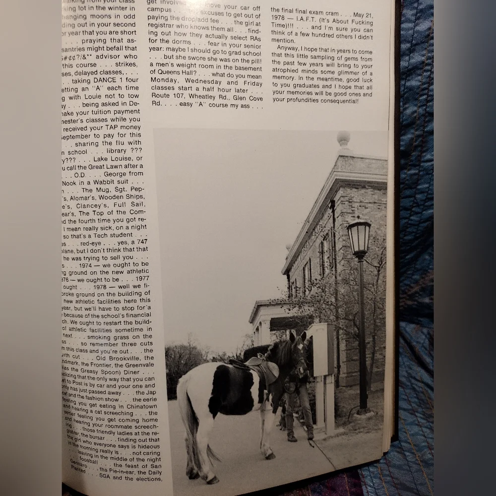 1978 Opticon Yearbook C.W.Post Long Island University - Picture 7 of 9